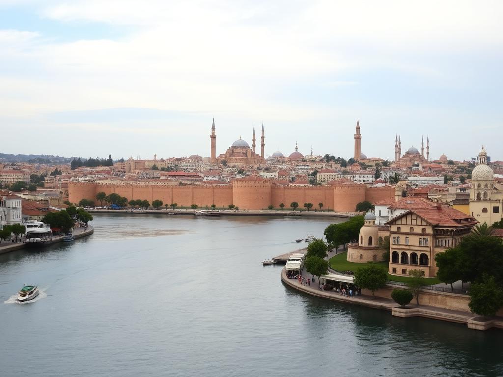 Vue de la médina de Salé depuis Rabat Vue de la médina de Salé depuis Rabat
